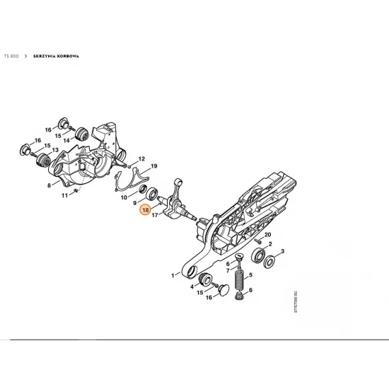 STIHL   Sprężyna krążkowa 2x3,7 1120 036 8500